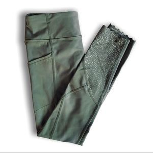 Lululemon, Tight Stuff Tight, Green Grey, Size 4